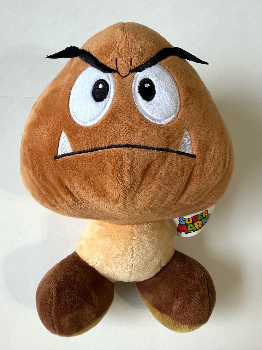 Super Mario Goomba 10” Mushroom Stuffed Plush Toy 2019 Nintendo Enemy Character